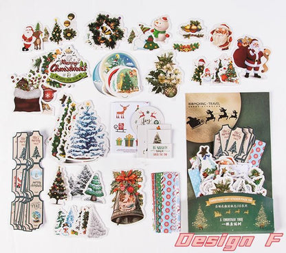 Weihnachten Sticker Set - 100 Premium Designs für Festliche Dekoration