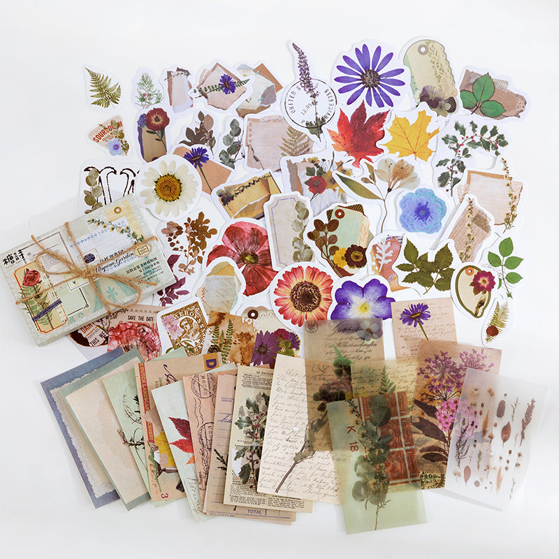 Dieses Sticker & Dekopapier Set mit floralen Motiven ist ideal für all Ihre DIY-Projekte. Verleihen Sie Ihrem Projekt Farbe und Individualität mit diesem erstaunlichen Set an Blumenmotiven.