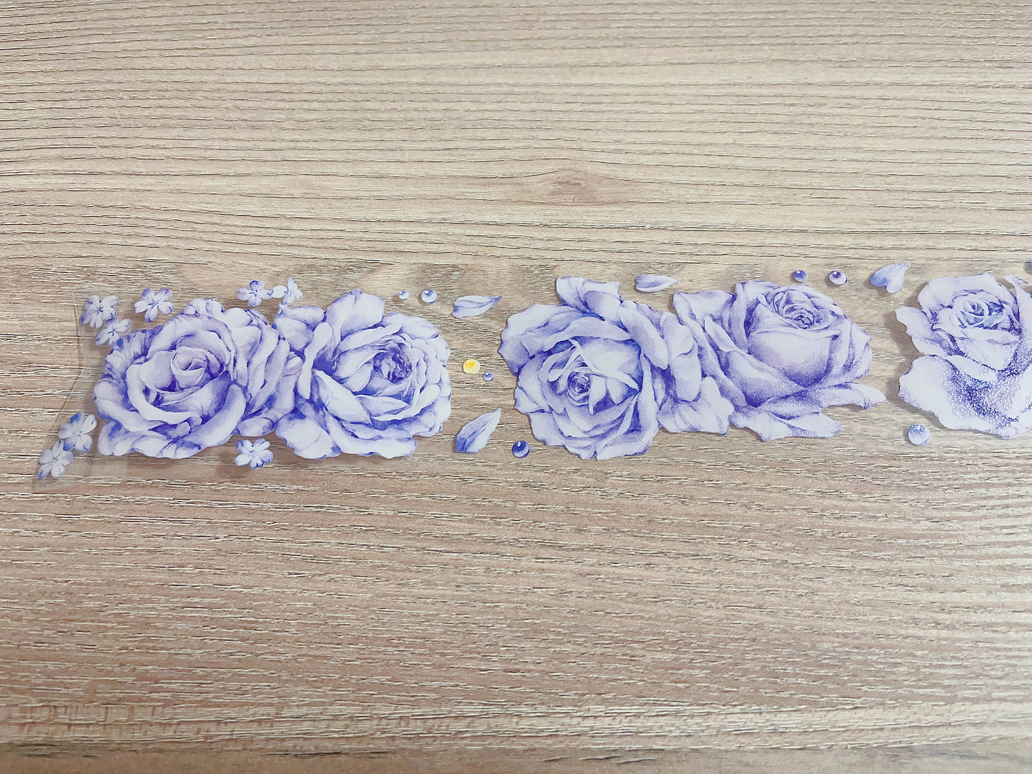 Blue Roses PET Tape Loop - 5cm x 0.35m