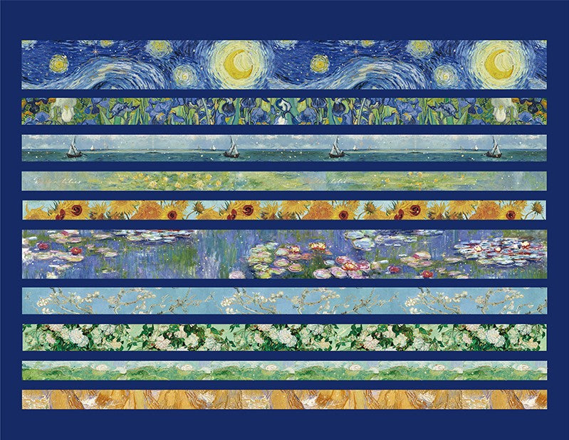 Washi Tape Set - Van Gogh (10 Rollen)